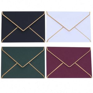 Invitaciones Personalizadas A7 Estilo Occidental, Sobres Perlados con Estampado en Relieve, Impresión de Logotipo para Bodas - Product Image 2