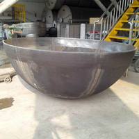 Demi-boule décorative creuse en acier au carbone de 900 mm pour foyer extérieur, personnalisée en métal doux