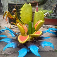 Décoration d'insectes en acier personnalisable pour parcs à thème, parcs d'aventure, centres commerciaux, espaces publics intérieurs/extérieurs, à vendre