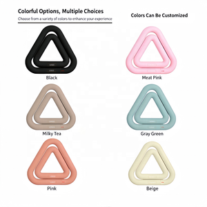 Custom Logo Portable Professional Pilates Yoga Ring Triangle Latex Home Gym EVA Squat Weightlifting Assistance <b>Strength</b> <b>Training</b> - Product Image 6