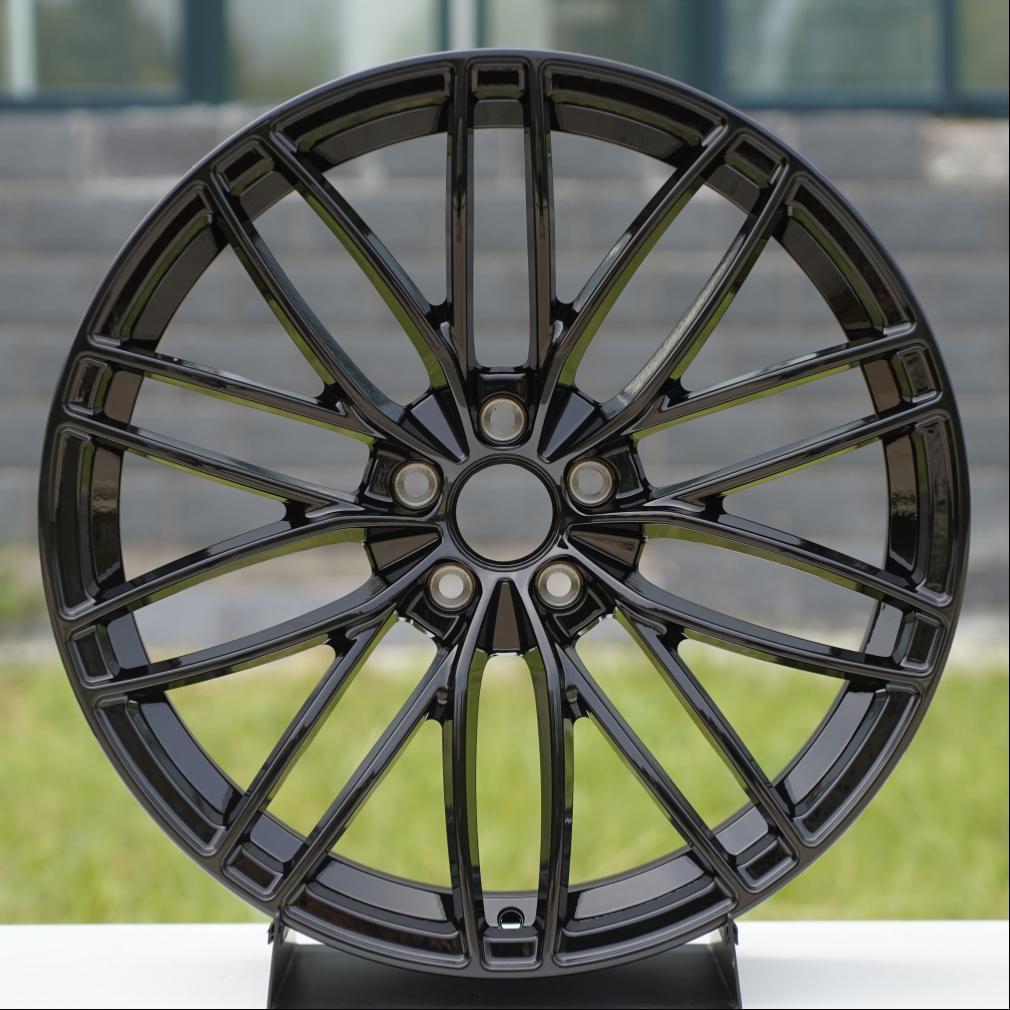 Forged Performance Deep-Dish Concave Racing Gold Wheels 19-22" | Custom Fitment for Coupe & Sports Car forged aluminum wheel