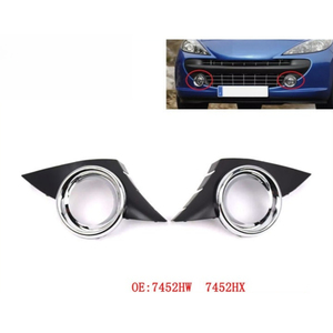 Cadre de phare antibrouillard avant, grille inférieure en maille, accessoires automobiles pour Peugeot 207 2006-2007, modification 7452HW 7452HX - Product Image 1