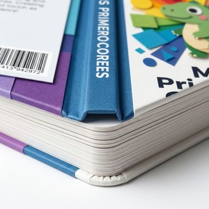 Impression personnalisée de livres cartonnés pour enfants, style découpé artistique, Mis Primeros Colores, livre pour enfants en espagnol, faible MOQ - Product Image 4