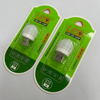 5V 1A blanc/blanc chaud prise en forme de champignon usb mini veilleuse ordinateur lumière USB pour le travail