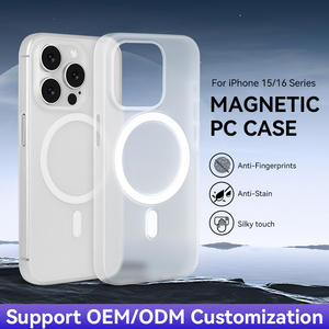 Nouvelle <span class=keywords><strong>coque</strong></span> mate 2024 pour iPhone 15 Pro Max, sensation de peau, <span class=keywords><strong>coque</strong></span> rigide <span class=keywords><strong>incassable</strong></span>, <span class=keywords><strong>coque</strong></span> magnétique givrée pour iPhone 16 Pro Max - Product Image 2