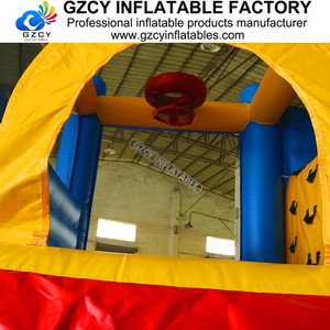 Nhà Sử Dụng PVC Inflatable Nhảy Lâu Đài Thư Bị Trả Lại Bouncer <span class=keywords><strong>Bouncy</strong></span> Với Slide - Product Image 3