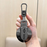 Housse de clé pour BMW Mini Cooper, étui de protection en cuir et alliage de zinc pour Clubman, Hardtop, Cabriolet, Countryman