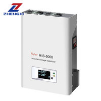 Convertisseur de courant à onde sinusoïdale pure 5KVA 4500W 220V/230V 90-310V monophasé, efficacité 99%, écran LCD, régulateur de tension automatique SVC