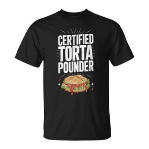T-shirt Certificata Latino Torta Pounder per Uomo e Donna - Abbigliamento Promozionale - Product Image 1
