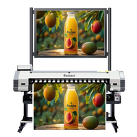 Impresora solvente ecológica a precio de fábrica para uso de 1,6 M XP600/i3200 cabezal de impresión trazador de vinilo mejor impresora solvente ecológica de cabezal simple/doble
