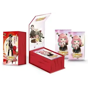 google japanese anime Table Toys For Family Christmas Goddess Story EVA Gold Card Child Kids Birthday Gift Game Cards