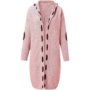 Suéter Abrigo Holgado y Cómodo con Capucha y Mangas Largas para Mujer, Estilo Moderno - Product Image 5