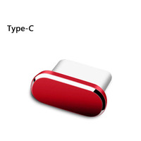 Accessoires de couverture anti-poussière pour téléphone Prix de gros Pack et vente Type-c Style Couleurs mélangées