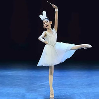 Romantique blanc Giselle Ballet Tutu Jupe Usine Direct Performance Porter pour Filles Femmes Adultes Scène Danse Costume pour Enfants