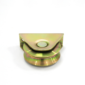 Poulie coulissante de type U/V/Y avec <span class=keywords><strong>rail</strong></span> <span class=keywords><strong>et</strong></span> support triangulaire <span class=keywords><strong>pour</strong></span> <span class=keywords><strong>roulettes</strong></span> de porte industrielle - Product Image 4