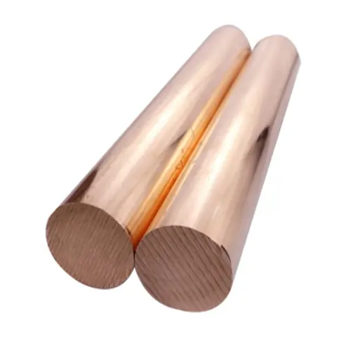 Beryllium C17510 CuNi2Be Copper Beryllium Round Bar For Valves Seats Copper Round Rods
