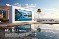 Pantalla LED para Exteriores M-shine Serie Ms GOB de Paso Fino P2.5 4K/8K, Brillo de 4000 cd, Garantía de 2 Años, Ángulo de Visión de 160°, IP65