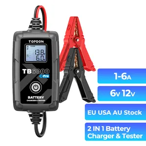 Xách tay tondon thông minh tb6000 Pro chì axit Lithium 12V 24V tự động tự động ô tô xe pin sạc ngân hàng điện cho xe