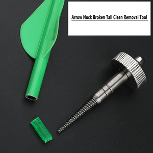 Arrow Nock Clean Removal Tool Nock Broken Tail Insert Arrow Shaft Removal Pullers Tool Clean Doctor Hunting Accesorios de tiro con arco - Product Image 6
