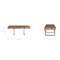 Escritorio de diseño de arte de mediados de siglo de lujo italiano, muebles modernos de oficina para el hogar para dormitorio, comedor y sala de estar para Villa y salón