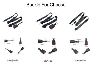 Cinto de Segurança Ajustável para Ônibus Escolar Ar4nm E-Mark Retrátil de 3 Pontos para Carrinho de Golfe - Product Image 6