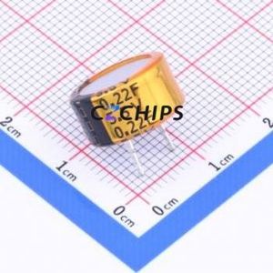 Supercondensateur CB5R5224CF-ZJ, composant traversant (THT), condensateur 0,22F -20%~+80% 5,5V 3uA@72hrs - Product Image 1