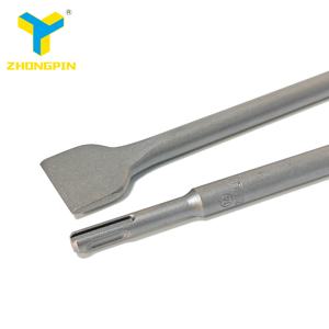 Mandrins SDS Plus de qualité industrielle pour le bricolage avec pointe droite Ciseaux plats larges pour la sculpture du <span class=keywords><strong>bois</strong></span> Maçonnerie Pierre Béton-Manche en acier - Product Image 2