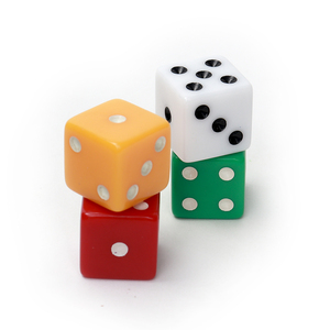 Dados <span class=keywords><strong>de</strong></span> Casino Acrílicos <span class=keywords><strong>de</strong></span> 19 mm, Dados <span class=keywords><strong>de</strong></span> 6 Caras con Esquinas Cuadradas y Redondeadas, Personalizados <span class=keywords><strong>para</strong></span> Niños y Adultos - Product Image 4