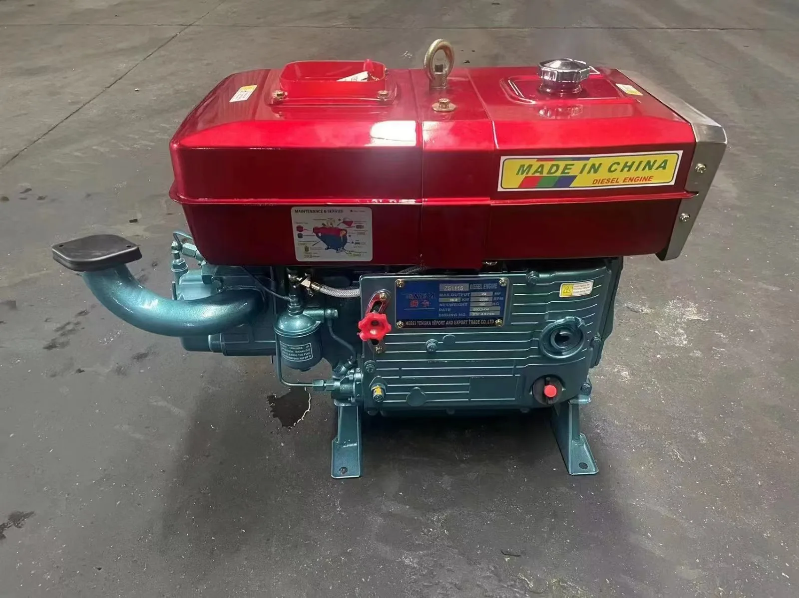 High Quality China Manufacture Mini Diesel Engine ZS195