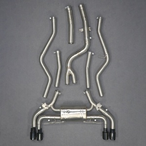 3.5" Stainless Steel B58 3.0T Catback G20 M340i Exhaust System Valved Muffler Pipes for BMW G22 M440i Exhaust Pipe - Product Image 5