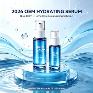 Sérum Facial Peptidique Bleu Marque Blanche Léger Non Gras Améliore l'Éclat de la Peau Tous Types de Peau Soin Jour Nuit ODM Vente en Gros - Product Image 5