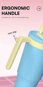 Taza de gran capacidad para acampar al aire libre, botella de agua térmica, tazas de viaje, vaso de 40 OZ con cerámica y Asa - Product Image 4