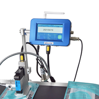 Imprimante à jet d'encre thermique 12.7mm la plus vendue Machine de codage de date d'expiration d'impression de code à barres en ligne TIJ Variable industrielle
