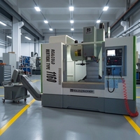 Centre d'usinage vertical CNC FANUC BT40 VMC1160 à haute capacité de charge, capacité de table de 500 kg pour composants industriels lourds