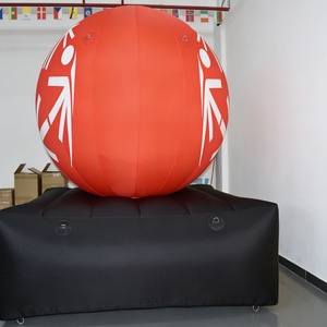 KeepFuns Sfera Gonfiabile Gigante Personalizzata con Base, Palla Gonfiabile per Promozione Eventi e Esposizione del Marchio - Product Image 2