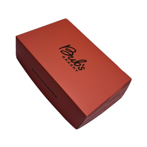 กล่องคุกกี้น้ำตาลทรงสี่เหลี่ยมทำจากกระดาษลูกฟูกแบบเคลือบและลายนูนสำหรับบรรจุภัณฑ์เค้กขนมอบ - Product Image 4