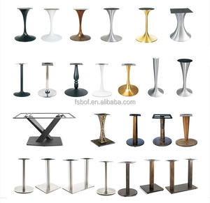 Sağlam Siyah 2 Ayaklı Masa Kaidesi Çapraz Çubuklu - Ticari Uzun Yemek/Konferans Masaları için Kavisli Taban - Product Image 5