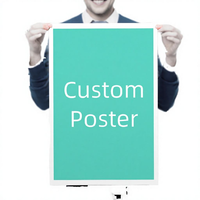 Affiches sur mesure extra-larges pour la promotion de films et de festivals de musique Impression numérique sur papier couché, papier d'art, carton duplex