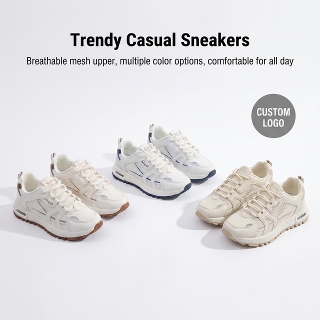 Classic Retro Running Shoes Women Breathable Mesh Platform Sneakers Heritage Dad Shoes MOQ 1