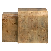 Tables basses gigognes en bois style Art Déco, ensemble pour salon, vente chaude