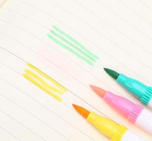 Stylo marqueur double pointe de haute qualité, ensemble de stylos pour peinture à la main, stylo aquarelle - Product Image 2