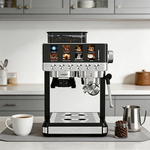 Cafetera Espresso Automática con Bomba ULKA de Alta Presión de 20 Bares y 1350w, Botón Táctil Duradero, Tanque de Agua de 1.8L, Compatible con Dolce Gusto - Product Image 3