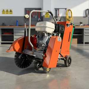 Sierra para Asfalto Autopropulsada con Motor Diésel, Cuchilla de 500 mm, Arranque a Baja Temperatura, Mantenimiento de Carreteras, Funcionamiento Estable, Cortadora de Juntas de Concreto - Product Image 1