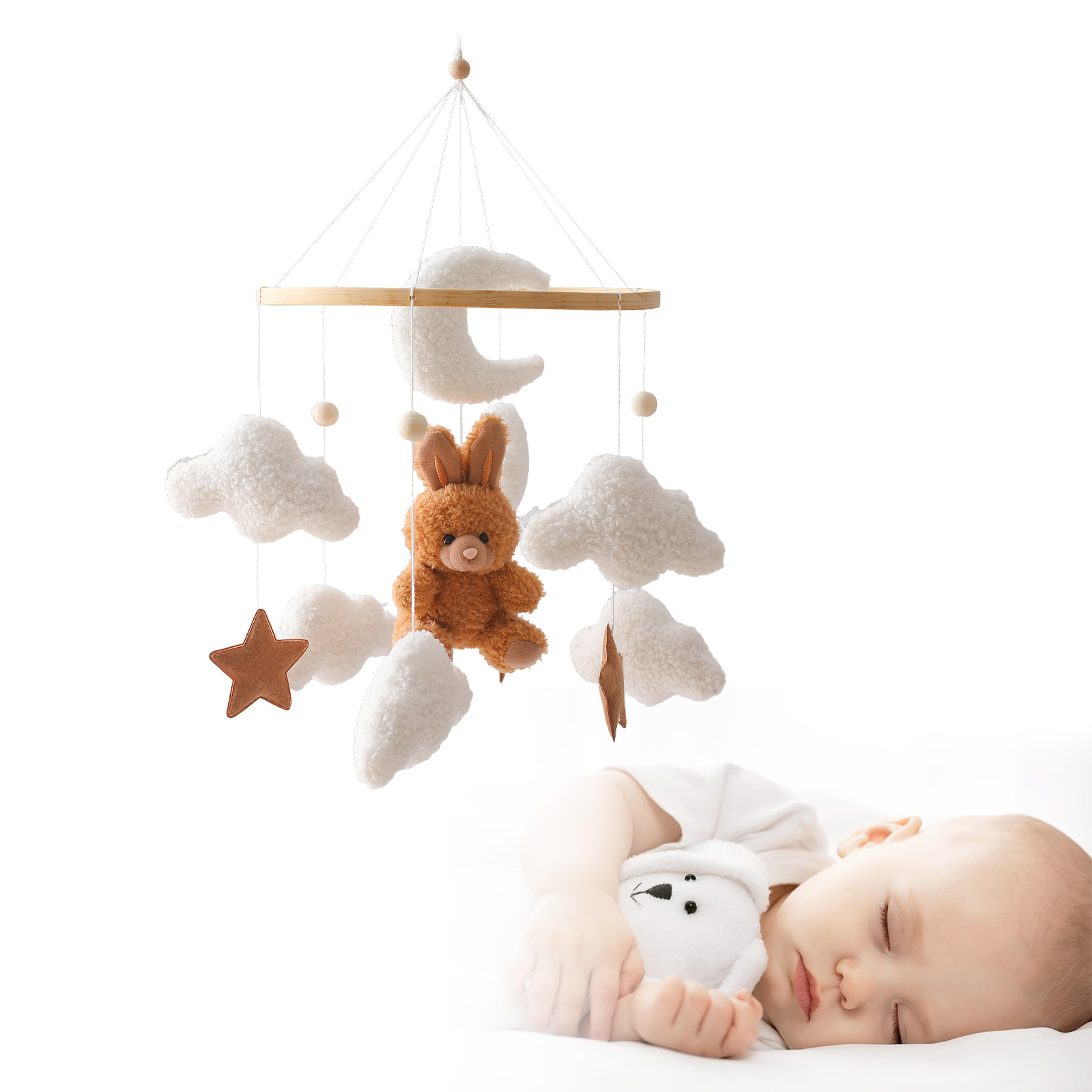 Coniglio marrone mobile