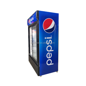 Hot Bán Tủ Đông Đôi Trượt Trong Suốt Cửa Thẳng Đứng Hiển Thị Cửa Kính Tủ Lạnh - Product Image 3