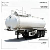 Semi-remorque citerne en acier inoxydable pour le transport d'huiles comestibles et de produits chimiques liquides