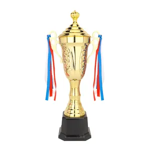 義烏コレクションスポーツカップメダルサッカートロフィーメタルトロフィーカップカスタムトロフィーメタルゴールデン