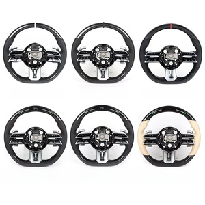 Volant en fibre de carbone pour Mercedes Benz W206 W205 W204 W222 W223 W213 W177 W463 AMG <span class=keywords><strong>GT</strong></span> GLS63 GLE63 SL63 G63 <span class=keywords><strong>A45</strong></span> C63 E63 - Product Image 5