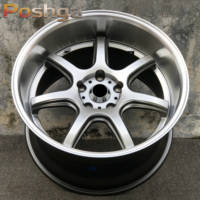 Jantes de voiture de course 5x100 5x120 5x114.3 17 18 19 20 pouces, jantes en alliage concaves profondes pour Honda Civic Type R Subaru Wrx STI