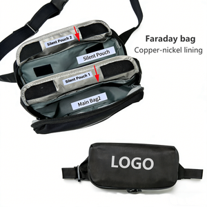 Riñonera Deportiva con Logotipo Personalizado, Bloqueo de Señal RFID y Protección EMF, Impermeable, Gran Capacidad para Hombres, Senderismo, Uso Diario al Aire Libre - Product Image 1